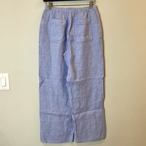J.Crew New Soleil Pant Linen Elastic Waist Vacation Holiday CI939 French Small - Picture 9 of 15